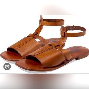 Free People Long Weekend Sandal Tan size 39.5